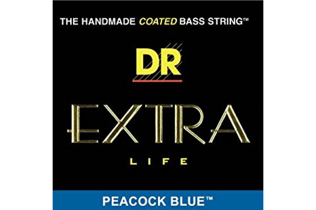 DR Extra Life Strings Peacock Blue