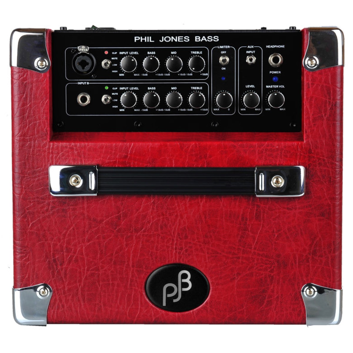 PJB BG 100 Watt Bass Cub Combo in Red