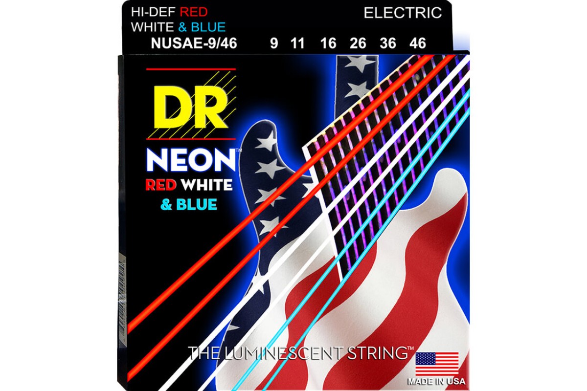 DR Neon Red White Blue Luminescent Electric 10 46