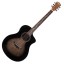 Washburn Bella Tono Vite S9V Electro Acoustic Guitar Charcoal Burst With Inlay Fretboard