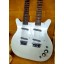 Danelectro 6/12 Twin Double Neck Guitar Pearl Sparkle 1990's Korean Made With Orginal Tweed Hard Case