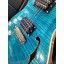 PRS SE Zach Myers 594 Signature Semi Hollow Blue Flame Left Handed Electric With Gig Bag